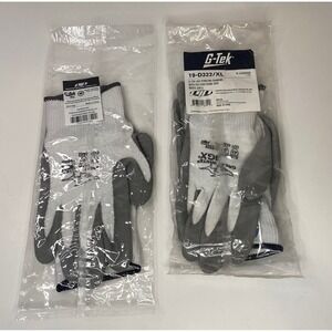 Two Pairs PIP G-Tek‎ Diamond Cut Resistant Work Gloves 19-D322/ XL. BRAND NEW